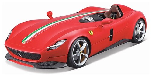 Bburago Коллекционная Машинка Феррари 1:18 Ferrari Monza SP1, красная