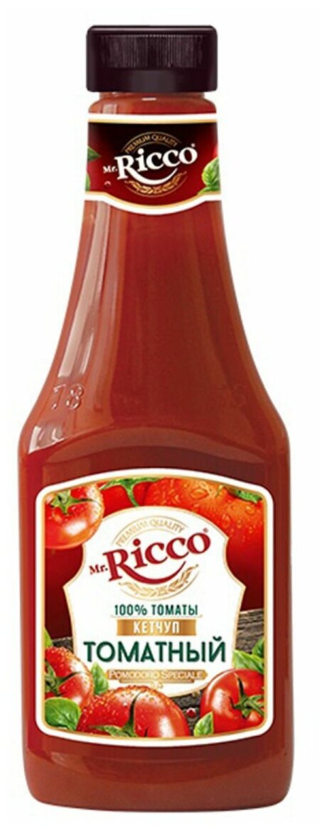 Кетчуп томатный Mr Ricco, с дозатором, неострый, 800 гр, 1 упак