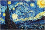 Картина по номерам на холсте Винсент ван гог звёздная ночь 60 x 40