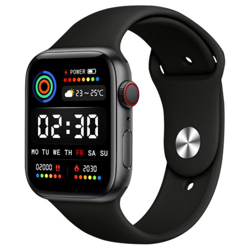 Умные Смарт часы M36 PLUS Smart Watch 2022/Watches 7 Series (IOS/Android) Fulltouch экран 44мм, беспроводной зарядкой, приемом-ответом звонков (black)