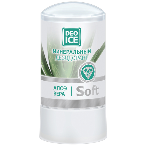 Минеральный дезодорант с экстрактом алоэ вера DEOICE Soft 60 гр