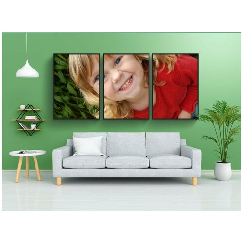 фото Набор модулных постеров для интерьера "малышка, сестра, ребенок" 60x90 см. в тубусе, без рамки lotsprints