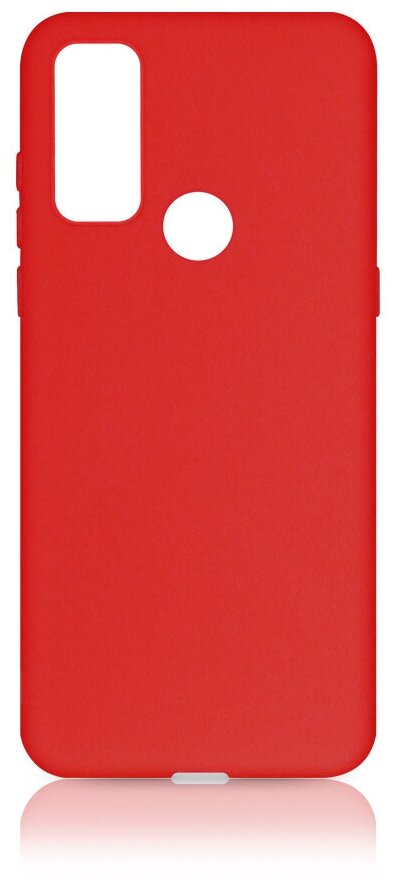 DF / Силиконовый чехол для телефона TCL 20 SE DF tcCase-02 (red) на смартфон ТСЛ 20 СЕ / красный