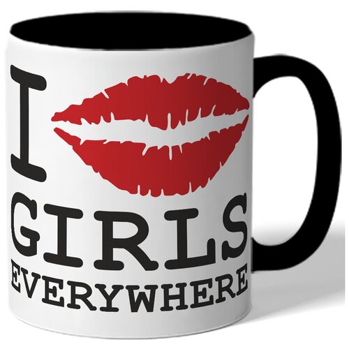фото Кружка i love girls wverywhere drabs