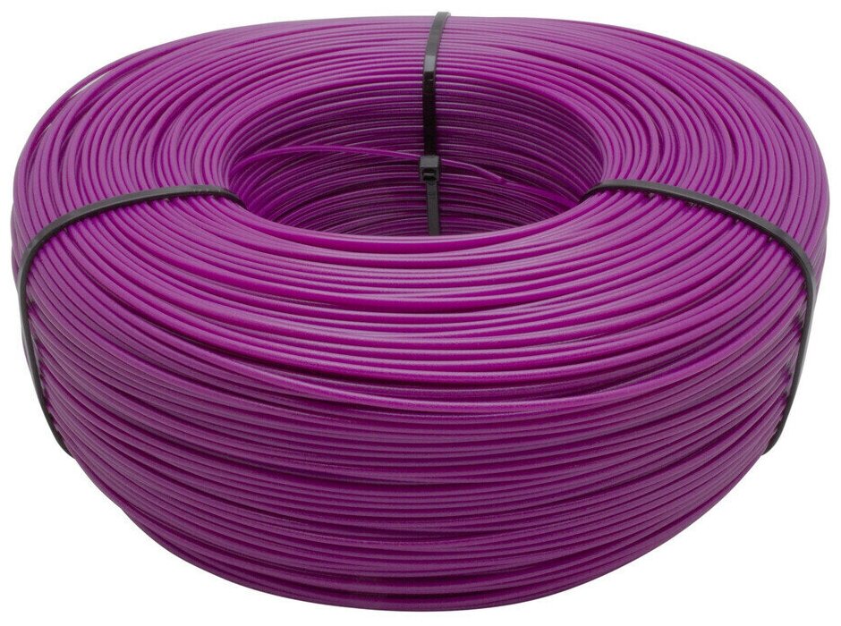 Моток фиолетового PETG пластика для 3д печати 1.2 кг 400 м.