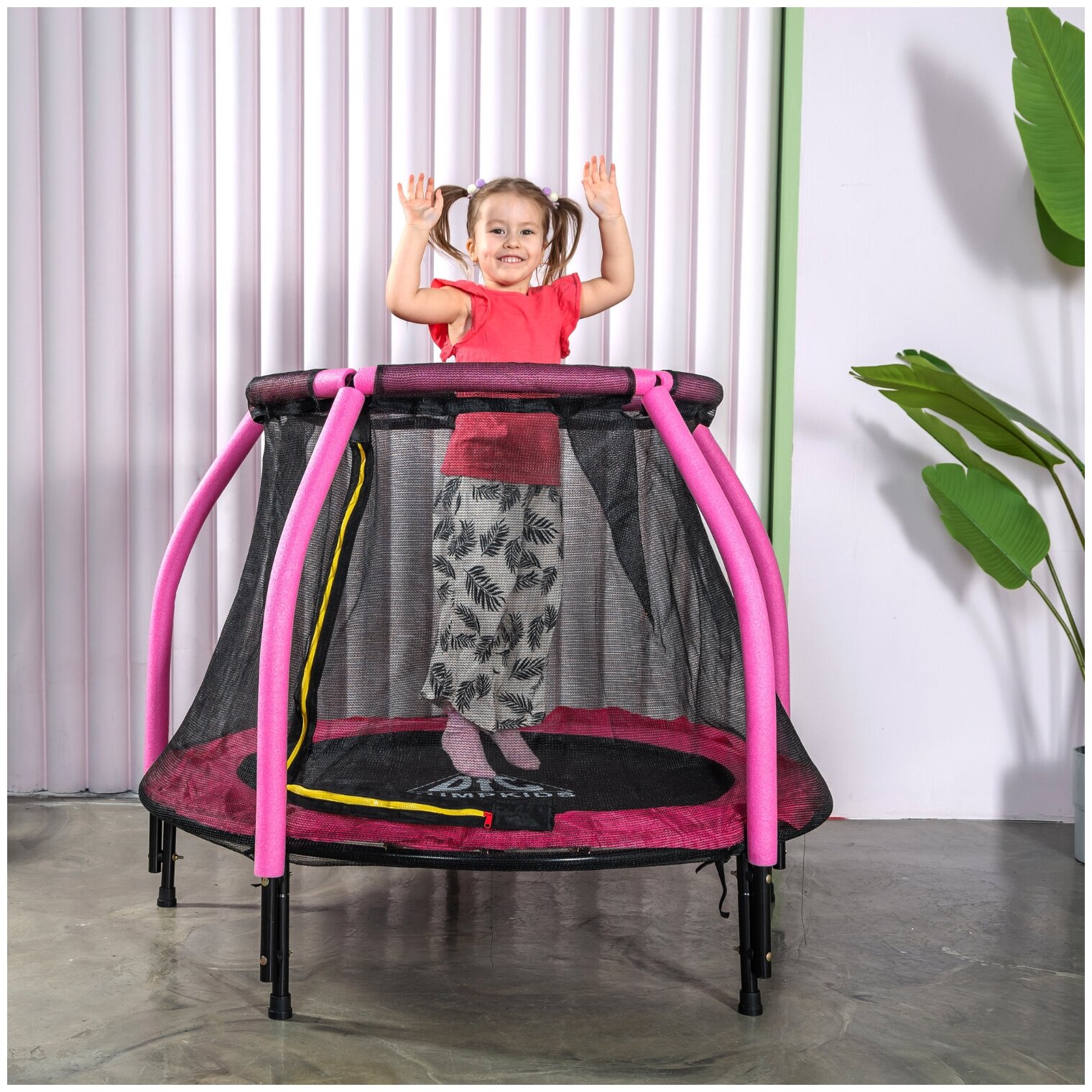 Батут DFC JUMP KIDS 48" розовый