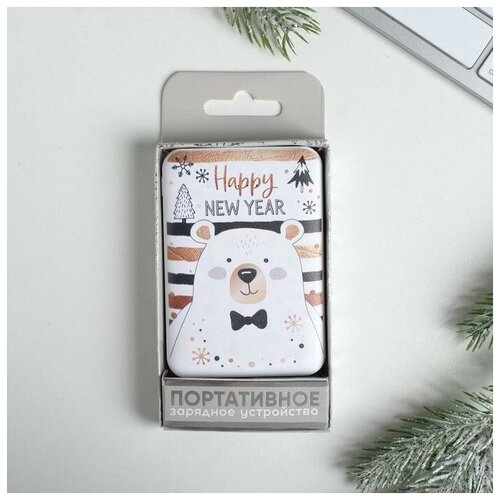Портативный аккумулятор Happy new year 5000 mAh 9 х 63 см 159800₽