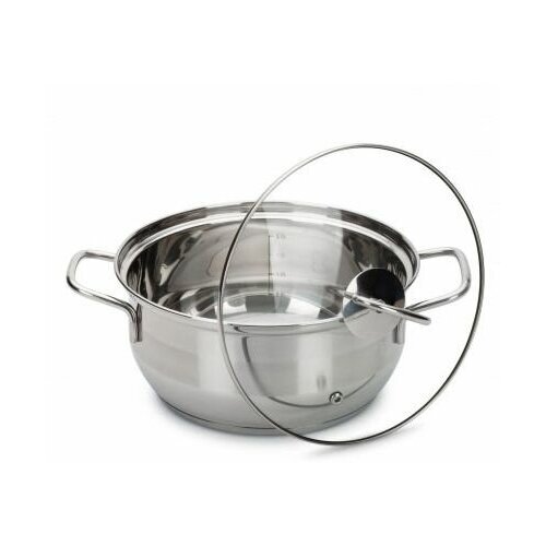 Кастрюля с крышкой OLIVIA 20х9.5см 2.8л,ATTRIBUTE STEEL