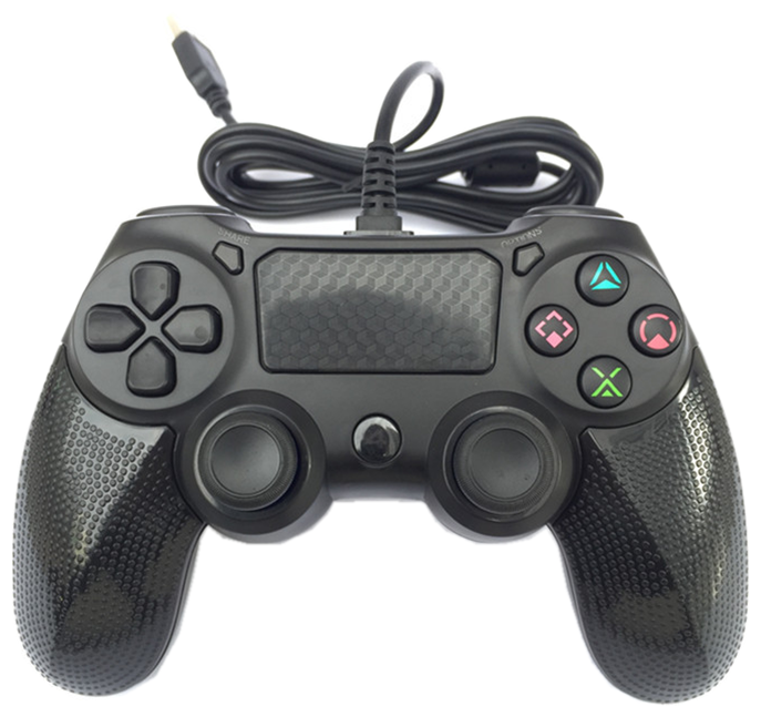 Проводной геймпад для PlayStation 4 / контроллер PS4 / джойстик / черный