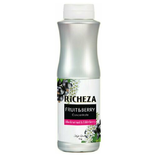 фото Richeza концентрат черная смородина бузина бутылка пластик (1кг) шт