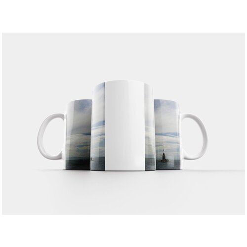 фото Кружка "девичья башня, дождливый, море" 320 мл lotsprints