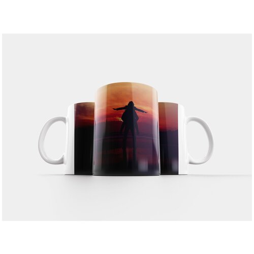 фото Кружка "люди, назад, силуэт" 320 мл lotsprints