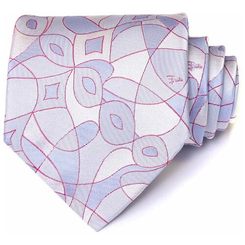 Светлый галстук с необычный рисунком Emilio Pucci 61993