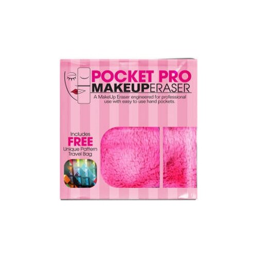 салфетка для снятия макияжа makeup eraser голубая Салфетка MAKEUP ERASER для снятия макияжа с карманами для рук