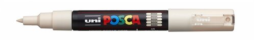 Маркер POSCA PC-1M, бежевый, 0.7 мм, пулевидный наконечник