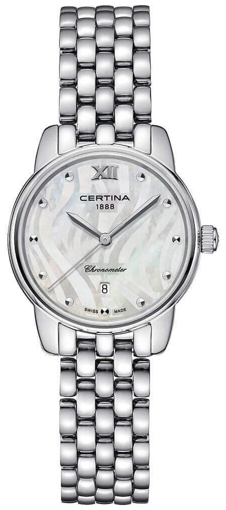 Наручные часы Certina DS-8, серебряный
