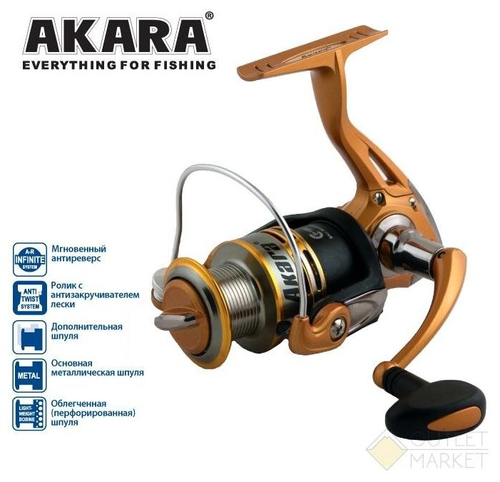 Катушка безынерционная Akara Demetra FD Арт: AKFD1000-4