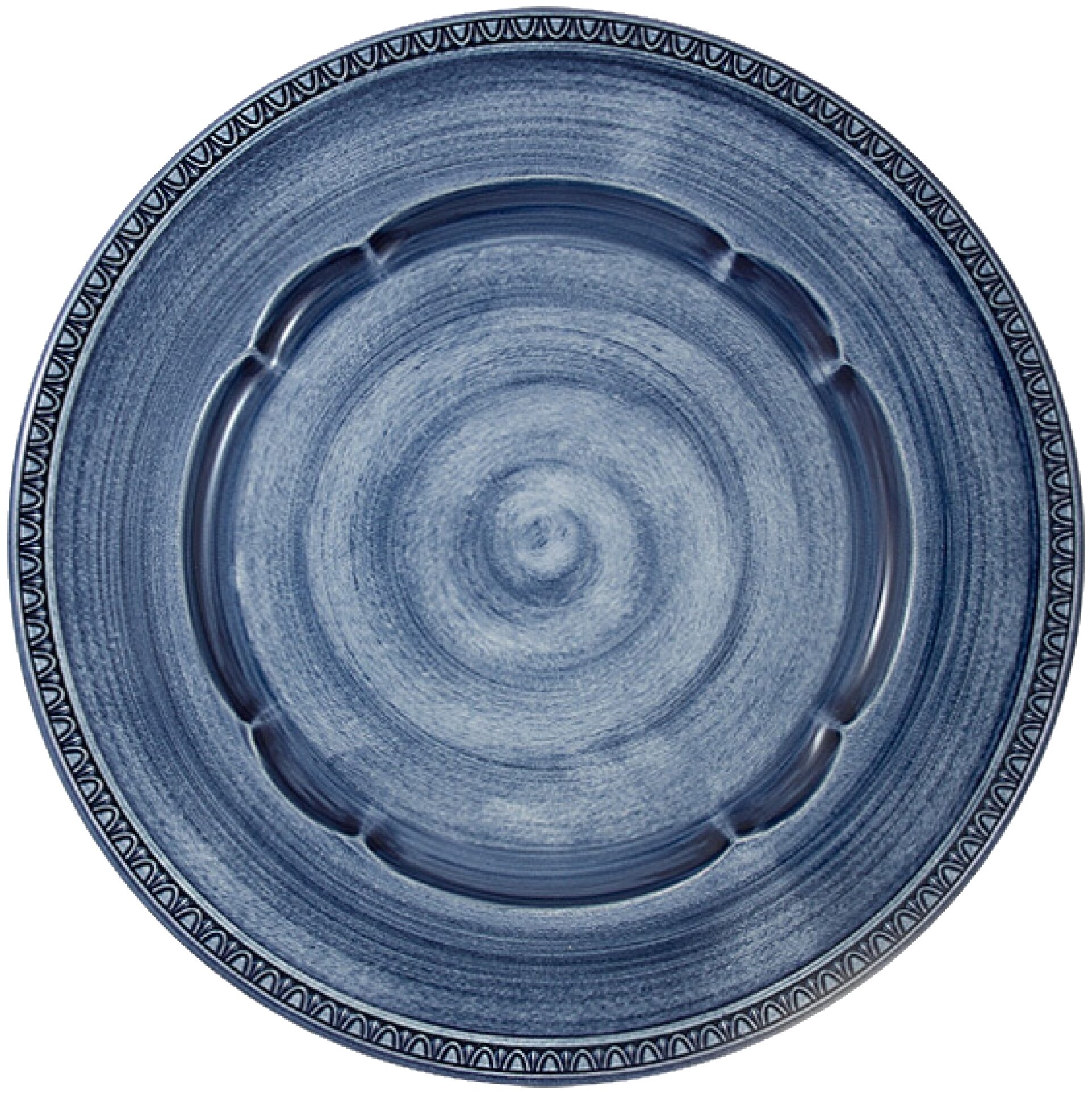 Matceramica тарелка обеденная Augusta, 27 см синий 27 см 1 шт. - фотография № 1
