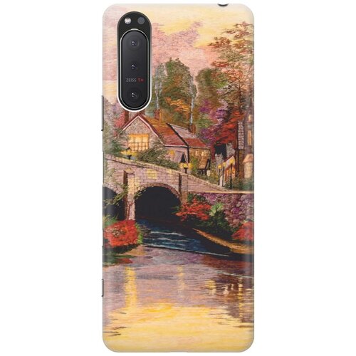 фото Re:pa накладка transparent для sony xperia 5 ii с принтом "вид на живописный мост"