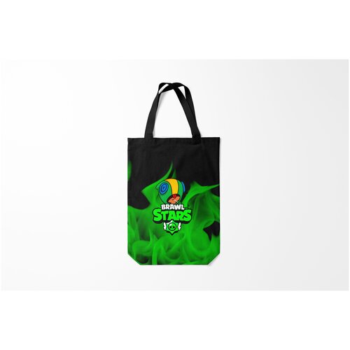 фото Сумка-шоппер / 31х42 см / геймерам / brawl stars leon burnettie