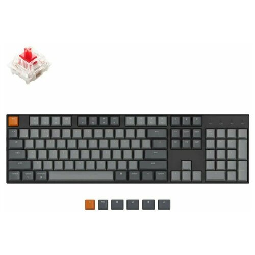 Беспроводная механическая клавиатура Keychron K10 Full size алюмкорпус RGB подсветка Red Switch 1139000₽