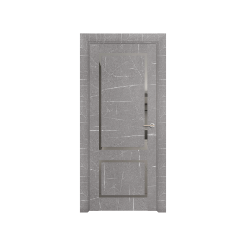 Дверь Uberture Neo Loft 301 Торос серый c серым зеркалом