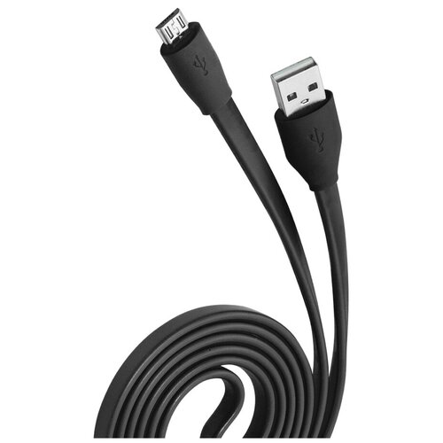 Кабель Olmio Micro USB 2.1A черный кабель usb olmio usb 2 0 microusb 2м 2 1a черный пр038660