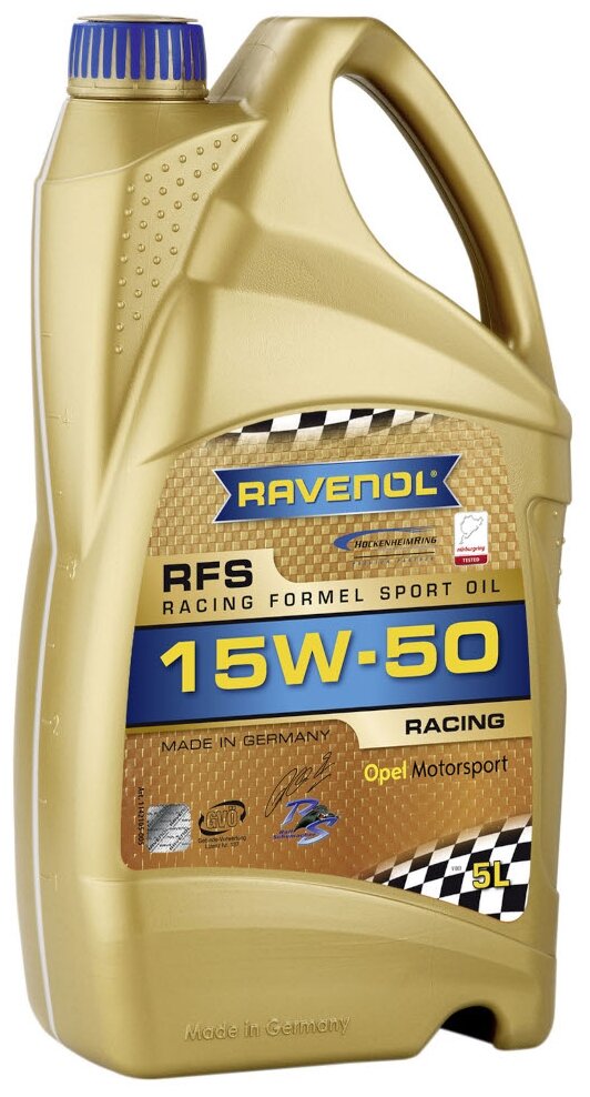 Моторное масло RAVENOL RFS Racing Formel Sport SAE15W-50 ( 5л) new