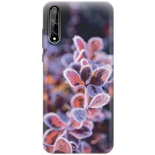 фото Силиконовый чехол на huawei y8p / honor 30i / хуавей у8р / хонор 30ай с принтом "замерзшие листики gosso