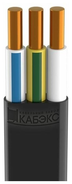 Кабель ВВГ-Пнг(А)-LS 3х2.5 ОК (N PE) 0.66кВ (м) Кабэкс ТХМ00375262