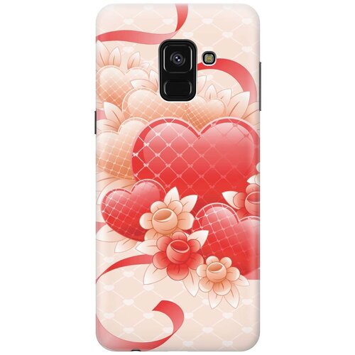 фото Re:paчехол - накладка artcolor для samsung galaxy a8+ (2018) с принтом "с любовью"