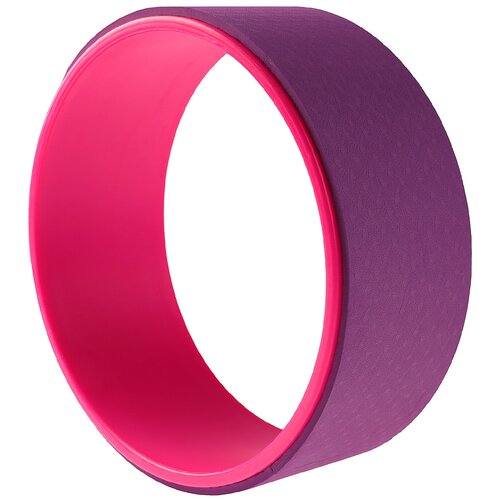 фото Йога-колесо «лотос» 33 × 13 см, цвет розовый/фиолетовый сималенд