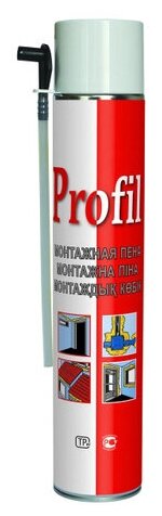 114131 Монтажная пена (летняя, 625 мл) Упаковка (12 шт.) Profil - фото №2
