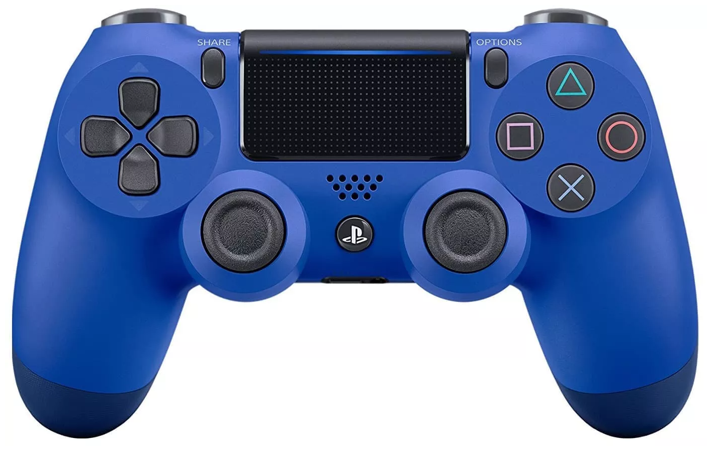 Геймпад Sony DualShock 4 v2 CUH-ZCT2E, синяя волна, 1 шт.