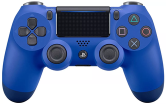 Геймпад Sony DualShock 4 v2 CUH-ZCT2E, синяя волна, 1 шт.