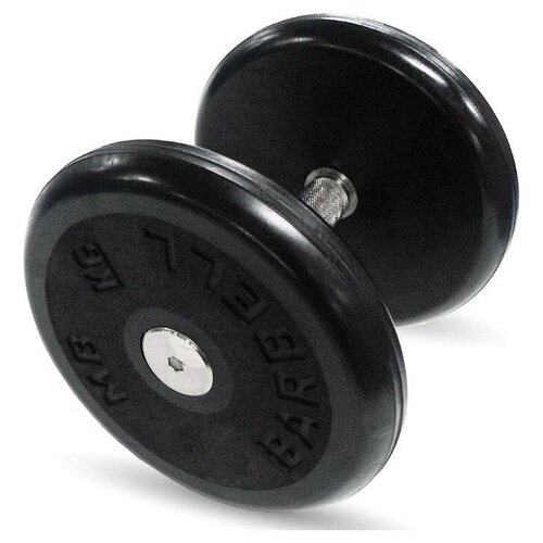 Гантель классик с вращающейся ручкой хром 13 кг barbell классик 7 кг