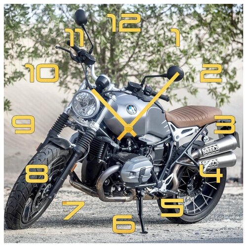 фото Svs настенные часы svs 4001832 крутой байк