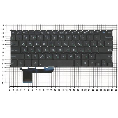 клавиатура для ноутбука asus aeex2700010 Клавиатура для ноутбука Asus X201 X201E S200 черная