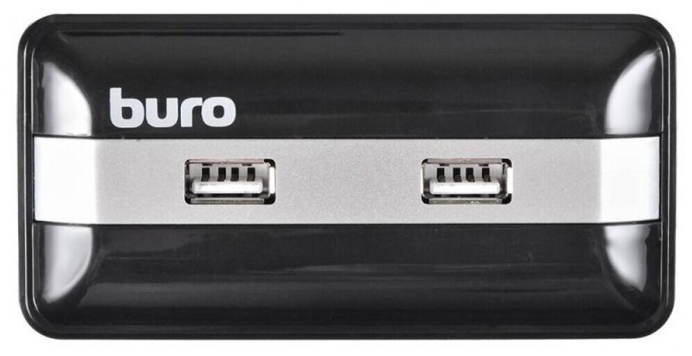 Хаб USB 2.0 Buro BU-HUB7-U2.0 7порт. черный