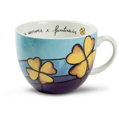 Чашка для завтрака 600мл Любовь и фантазия Синяя