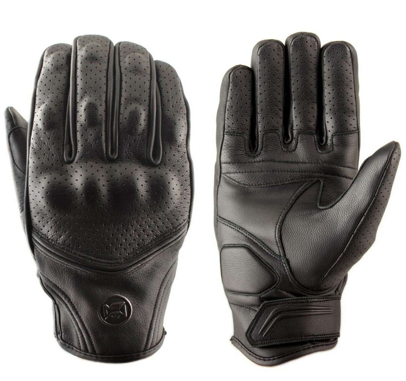 Moteq Кожаные перчатки Vulcan черный M