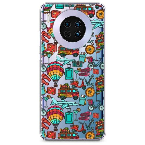 фото Силиконовый чехол "круговорот путешествий 3" на huawei mate 30 / хуавей мате 30 case place