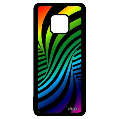 фото Противоударный чехол на смартфон // huawei mate 20 pro // "иллюзия торнадо" кружение вихрь, utaupia, цветной