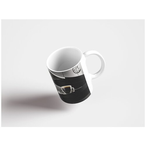 фото Кружка "часы, кофе, кофеварка 320 мл. белая" lotsprints