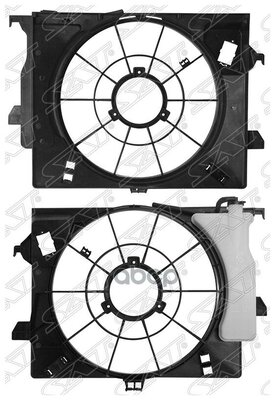 SAT SAT Диффузор радиатора HYUNDAI SOLARIS KIA RIO III 10- SAT STHNS12000