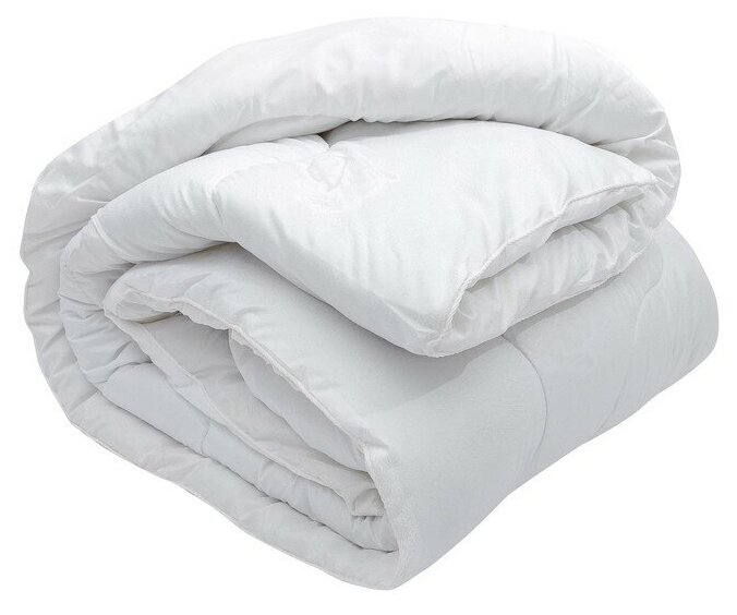 Одеяло зимнее 172х205 см иск. лебяжий пух ткань глосс-сатин п/э 100%