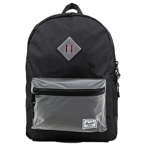 фото Городской рюкзак herschel heritage youth 16, black/silver reflective