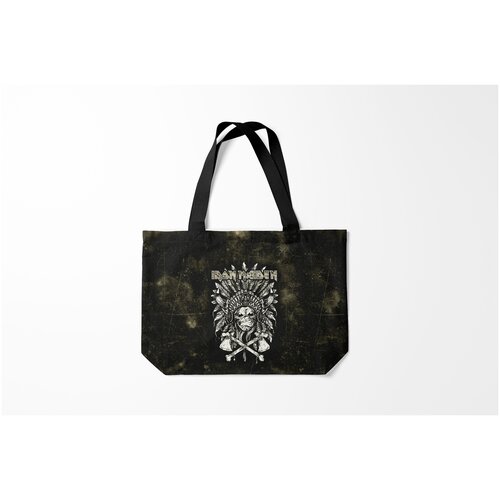 фото Сумка-шоппер / 46х35 см / рок / iron maiden maden burnettie