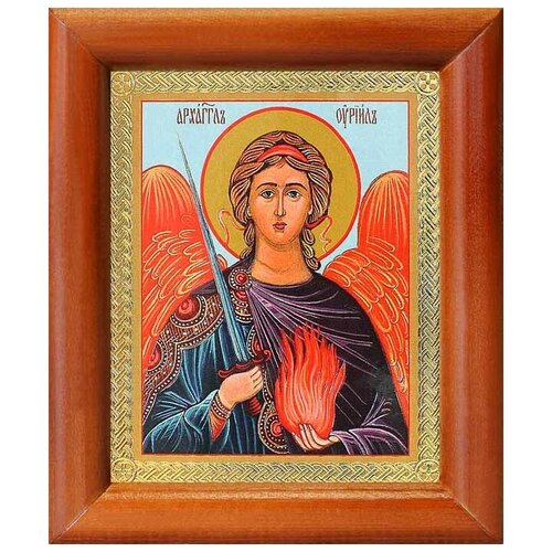 архангел уриил икона в резной рамке Архангел Уриил, икона в рамке 8*9,5 см