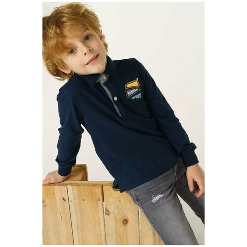 фото Поло ido, размер 110, синий